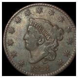 1828 Coronet Head Large Cent NEARLY  UNCIRCULATED
