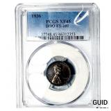 1936 Wheat Cent PCGS XF45 DDO FS-101
