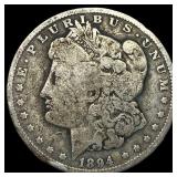 1894-O Silver Morgan Dollar NICELY CIRCULATED NIC