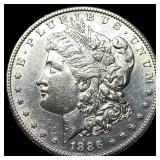 1886-S Silver Morgan Dollar CHOICE AU CHOICE AU