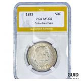 1893 Columbian Expo Half Dollar PGA MS64