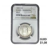 1949-D Booker T Half Dollar NGC MS67