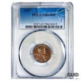 1937 Wheat Cent PCGS PR63 RB