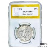 1925 Stone Mountain Half Dollar PGA MS66