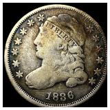 1836 Capped Bust Dime NICELY CIRCULATED NICELY CI