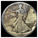 1916-D Walking Liberty Half Dollar LIGHTLY  CIRCU