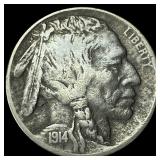 1914-D Buffalo Nickel LIGHTLY CIRCULATED