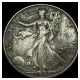 1942 Silver Walking Liberty Half Dollar  LIGHTLY