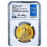 2016 $50 Gold American Eagle 1oz NGC MS70