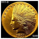 1911-D $10 Gold Eagle UNCIRCULATED