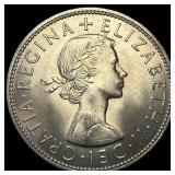 1963 Great Britain Copper Nickel Half Crown