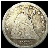 1877-CC Silver Quarter Dollar NICELY CIRCULATED