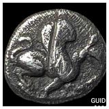 Greek Ionia Teos 500-450 BC Silver Trihemiobol