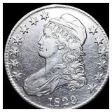 1829 Silver Capped Bust Half Dollar CHOICE AU CHO