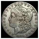 1894-S Silver Morgan Dollar ABOUT UNCIRCULATED A