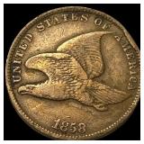 1858 Flying Eagle Cent NEARLY UNCIRCULATED