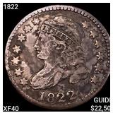 1822 Capped Bust Dime NEARLY UNCIRCULATED