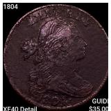 1804 Draped Bust Large Cent NEARLY UNCIRCULATED