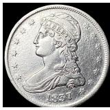 1837 Capped Bust Half Dollar CLOSELY UNCIRCULATE