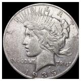 1935-S Silver Peace Dollar NEARLY UNCIRCULATED