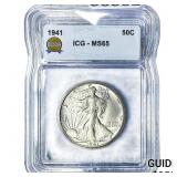 1941 Walking Liberty Half Dollar ICG MS65