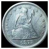 1875-S Silver Twenty Cent Piece CLOSELY UNCIRCUL