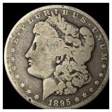 1895-O Silver Morgan Dollar NICELY CIRCULATED NIC