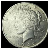 1922 Silver Peace Dollar CLOSELY UNCIRCULATED