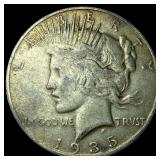 1935-S Silver Peace Dollar CLOSELY UNCIRCULATED