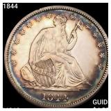 1844 Seated Liberty Half Dollar CHOICE BU