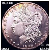 1893-CC Morgan Silver Dollar CHOICE BU