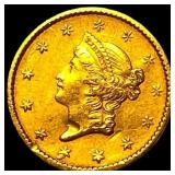 1852 Gold $1 Liberty Head Type 1 HIGH GRADE HIGH