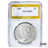 1926 Silver Peace Dollar PGA MS65