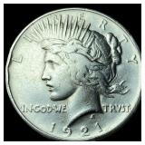 1921 Silver Peace Dollar CLOSELY UNCIRCULATED