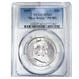 1955 Franklin Half Dollar PCGS MS65 "Bugs Bunny"