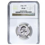 1956 Washington Silver Quarter NGC PF69
