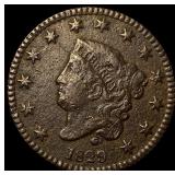 1829 Coronet Head Large Cent CLOSELY  UNCIRCULATE