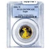 2006-W $10 Gold Eagle 1/4oz AGW PCGS PR70 DCAM