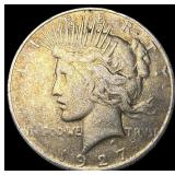 1927-D Peace Silver Dollar NEARLY UNCIRCULATED N