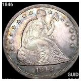 1846 Seated Liberty Dollar UNCIRCULATED