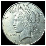 1926-S Silver Peace Dollar CLOSELY UNCIRCULATED