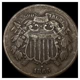1865 Two-Cent Piece CLOSELY UNCIRCULATED CLOSELY