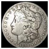 1892-CC Silver Morgan Dollar LIGHTLY CIRCULATED