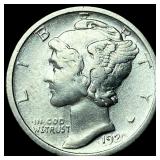 1920-S Silver Mercury Dime NEARLY UNCIRCULATED N