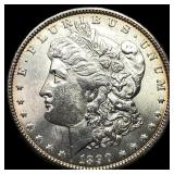1890 Silver Morgan Dollar CHOICE AU CHOICE AU