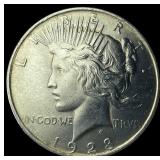 1923 Silver Peace Dollar GEM BU