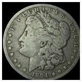 1894-O Silver Morgan Dollar LIGHTLY CIRCULATED