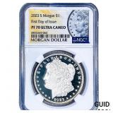 2023-S Morgan Silver Dollar NGC PF70 Ulta Cameo