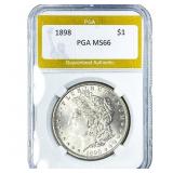 1898 Morgan Silver Dollar PGA MS66