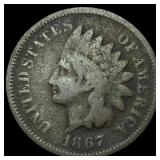 1867 Indian Head Cent LIGHTLY CIRCULATED